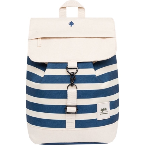 Lefrik Scout Mini Rugzak - Eco Friendly - rPET - Printed Marine Stripes