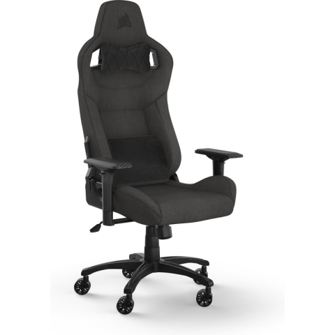 Corsair T3 RUSH 2023 - Stoffen Gamestoel - Inclusief Nek- en Rugkussen - Houtskool