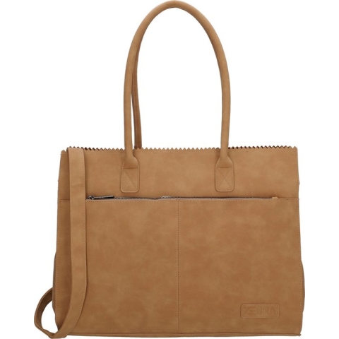 Zebra Trends Laptoptas / Werktas / Aktetas Dames - 15.6 inch - Noa - Licht Bruin