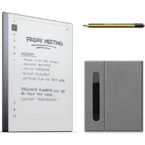 reMarkable® 2 met Staedtler stylus pen en Grijze Hoes