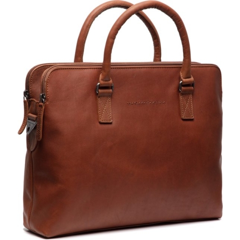The Chesterfield Brand Leren Laptoptas Cognac Cameron