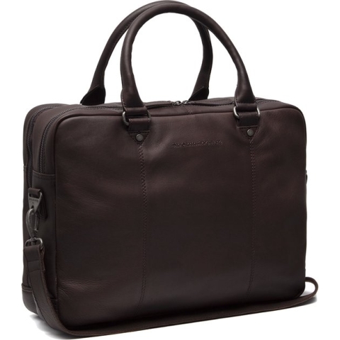The Chesterfield Brand Leren Laptoptas Bruin Boston