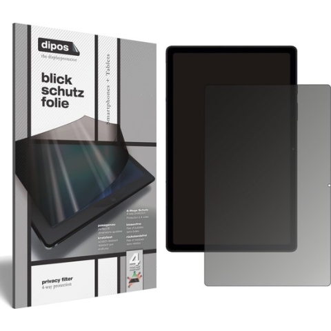 dipos I Privacy-Beschermfolie mat compatibel met Samsung Galaxy Tab A8 10.5 inch (2021) Privacy-Folie screen-protector Privacy-Filter