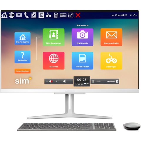 SimPC senioren computer all-in-one