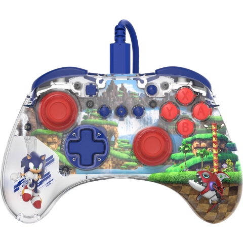 PDP REALMz Bedrade Controller - Sonic Green Hill Zone - Nintendo Switch