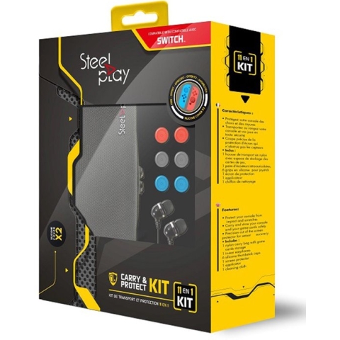 Steelplay 11-in-1 Carry & Protect Kit - Switch