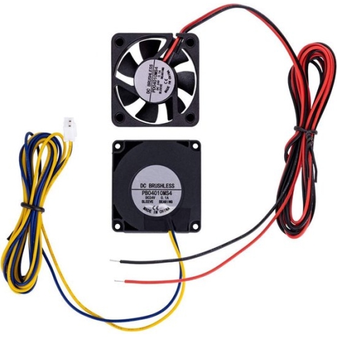 MMOBIEL 2 in 1 Silent Extruder Hot End Fan en DC 24V Turbo Koelventilator 40x40x10mm