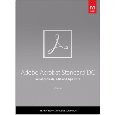 Adobe Acrobat Standard DC - 12 months/1 device - Multi L PC