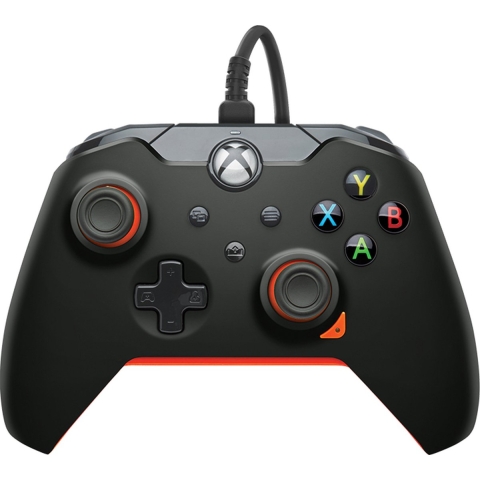 PDP - Bedrade Xbox Controller - Atomic Black - Xbox Series X|S & Xbox One