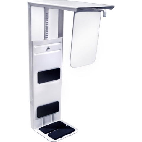 Offeco CPU Houder Model A - CPU Houder - Pc houder voor onder bureau - Computer houder - Pc Houder - Zilvergrijs