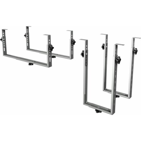 Offeco CPU Houder Model B - CPU Houder - Pc houder voor onder bureau - Computer houder - Pc Houder - Wit