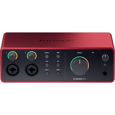Focusrite Scarlett 4th Gen 4i4 - USB audio interface, 4 in / 4 uit