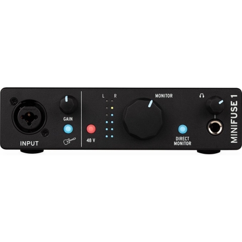 Arturia MiniFuse 1 Black - USB audio interface, zwart