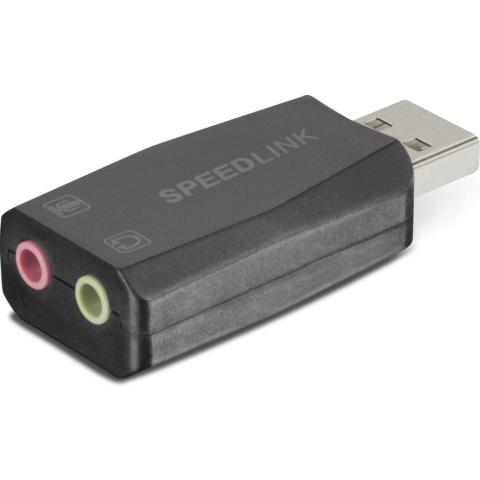 Speedlink VIGO USB Geluids Kaart, Zwart