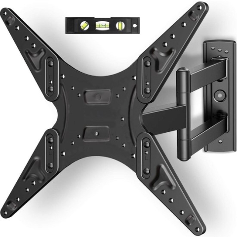 Auronic TV Beugel - Draaibaar en Kantelbaar - 26 tot 55 inch - tot 30 KG - Zwart