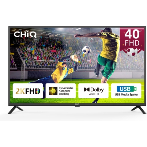 CHiQ L40G5W - 40 Inch LED - Non smart - Dolby Audio - Triple Tuner (DVB-T/T2/C/S/S2) - HDMI/USB/CI