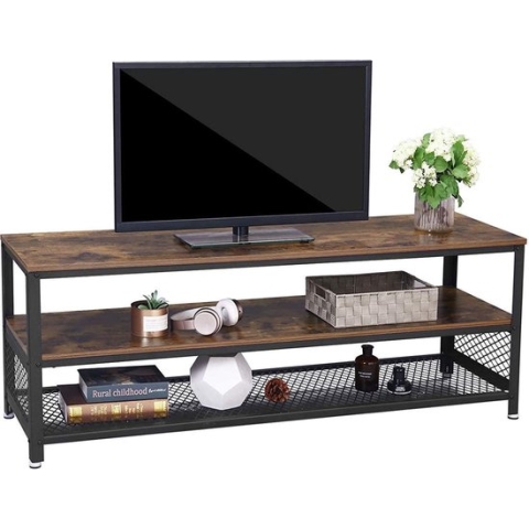 Vasagle - Salontafel - Zwart - 140x40x52 cm