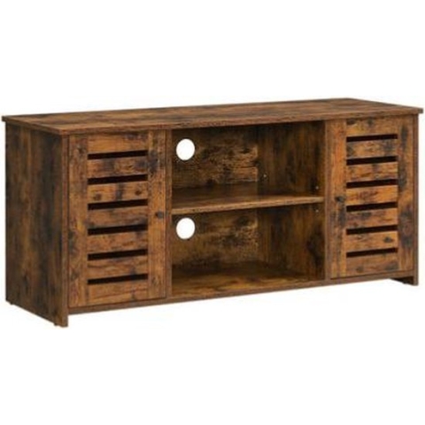 Segenn's Derby Tv Meubel - Tv kast - tv meubel industrieel - Tv tafel - Tv Meubels - Vintage - Bruin - Metaal - 110 x 40 x 50