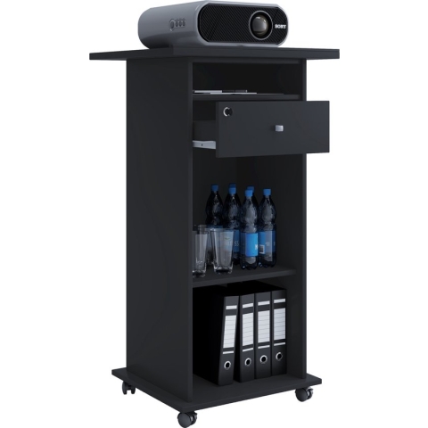VCM Houten Tabel Meubilair Trolley Trolley Stand Beamer Projector wielen Rolbare Neta Houten Tabel Meubilair Trolley Trolley Stand Beamer Projector wielen Rolbare Neta