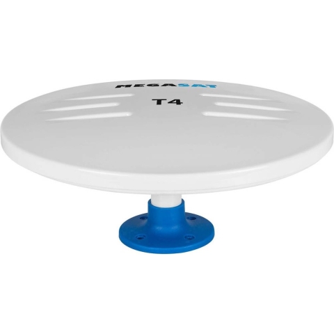MegaSat T4 Actieve DVB-T/T2 omnidirectionele antenne Auto, Mobiel, Vrachtwagen, Buiten Versterking: 30 dB Wit