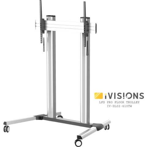 iVisions LFD Pro Floor Trolley DL02-610TW