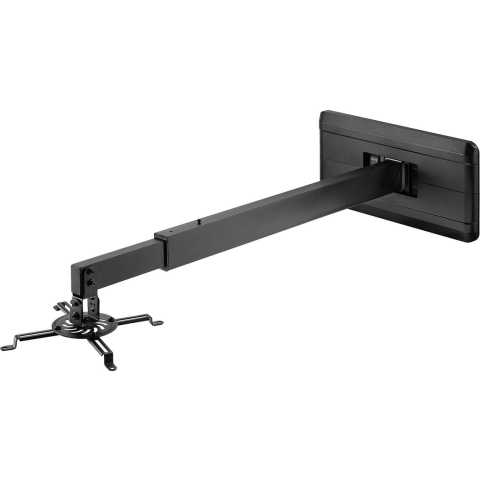 Korte afstand Projector Mount Muurbevestiging Kabelgeleider 360 ° draaibare universele mount voor Video Projector tot 15 kg