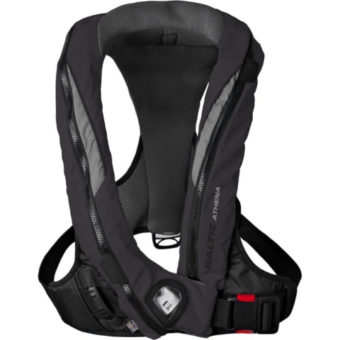 BALTIC ATHENA 165 AUTO REDDINGSVEST - HARNESS - BLACK/GREY - 40-120 KG