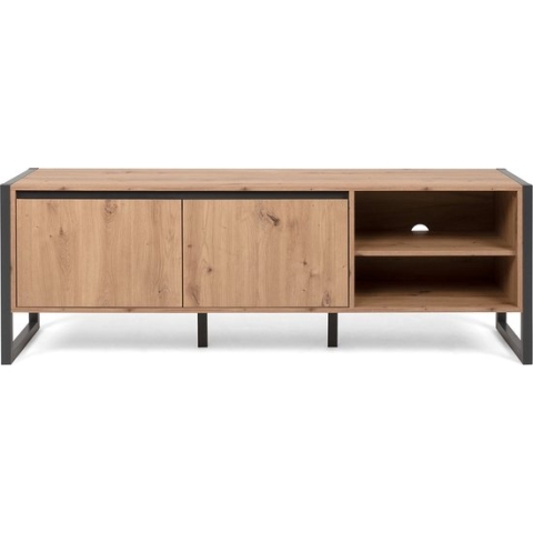 Finori- TV Meubel Tv-meubel Damon 2 deuren - 160cm - Bruin; Antraciet