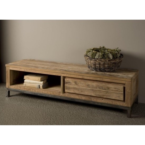 Tower Living tv meubel Venetië 140x45x37 cm oud teak