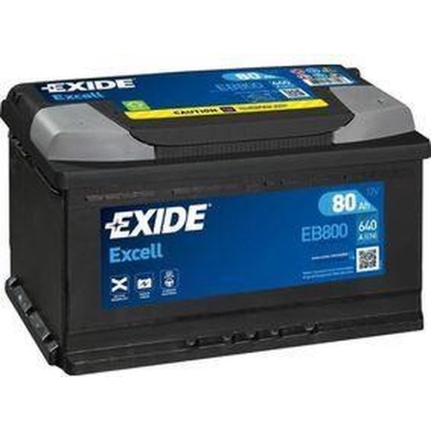 Exide Technologies EB800 Excell 12V 80Ah Zuur