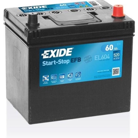 Exide Technologies EL604 Start-Stop 12V 63Ah EFB