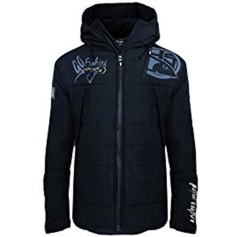 Hotspot Design Zipped Jacket | Go Fishing | Blue | Maat XL