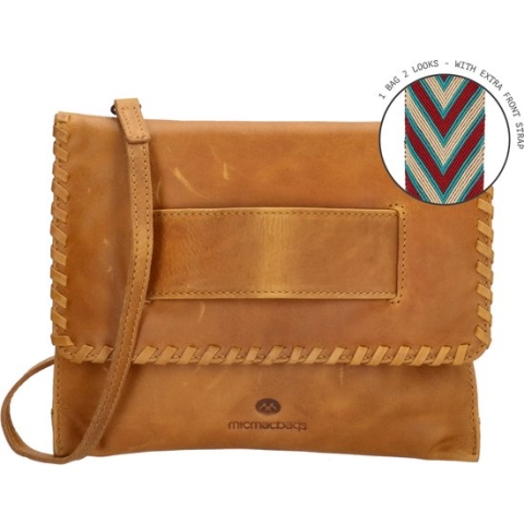 Micmacbags Friendship Clutch/avondtasje - Camel