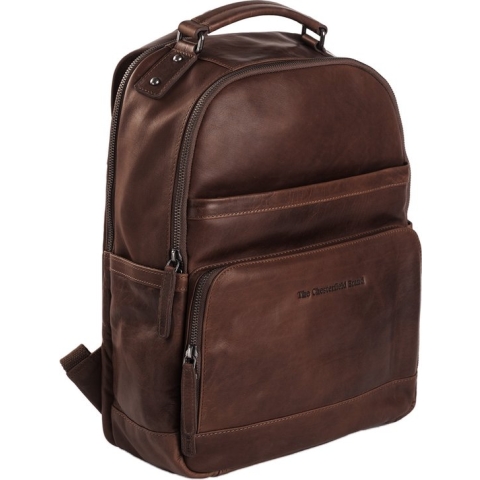Chesterfield Bags Leren Laptop Rugzak Austin bruin