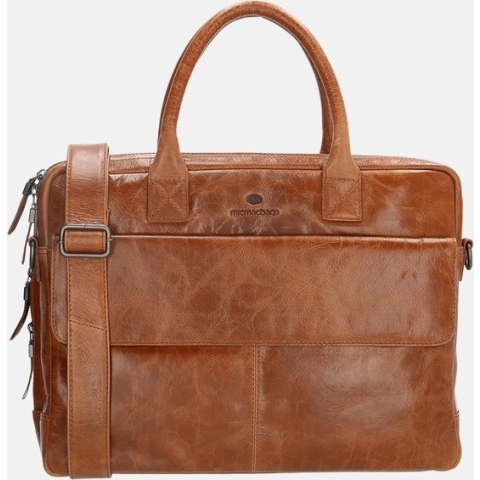 Micmacbags Porto Laptoptas 15,6 inch (38 cm) - Bruin