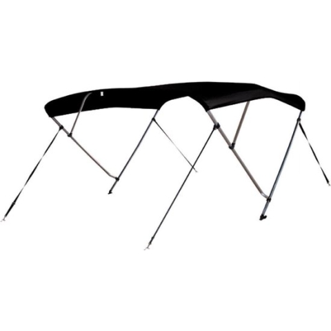 Talamex Bimini Top 3-Boogs Deluxe  Zwart, Afmeting: Breedte 246 - 260 cm