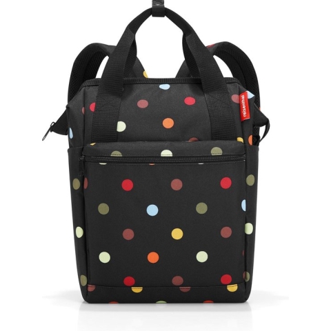 Reisenthel Allrounder R Schouder/ Rugtas - Maat R - 12L - Dots Zwart