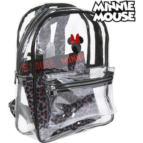 Kinderrugzak transparant Minnie Mouse Schooltas 40cm
