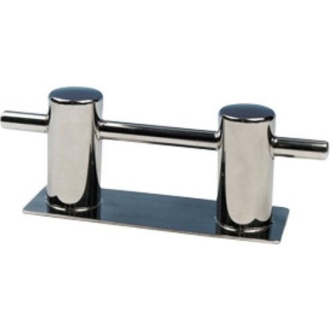 Allpa RVS dubbele Bolder - Voor Boutmontage - 250 mm