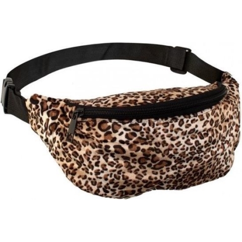 Hip heuptasje/fanny pack/buideltasje panterprint print - Festival fanny pack/bum