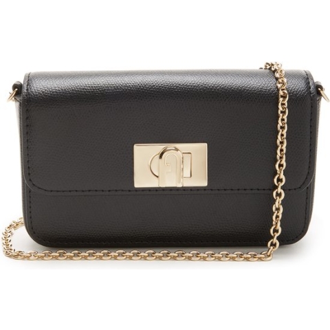 Furla Kleine Crossbodytas / Schoudertas Leer - Furla 1927 - Zwart