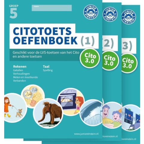 Delen 1, 2 en 3 - Citotoets Oefenboeken deel 1, 2 en 3 groep 5