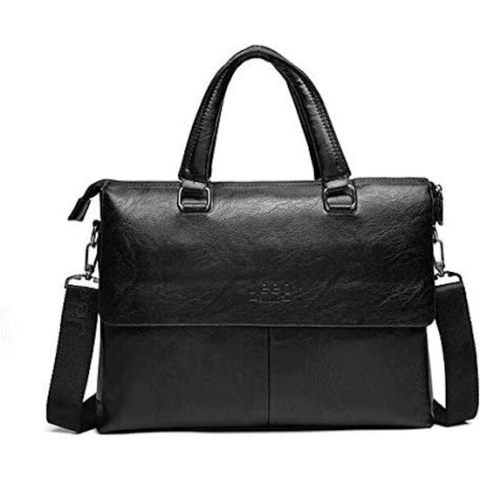 Jeep Buluo Laptoptas 13.3 inch - Leer - Black