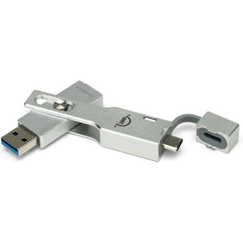 OWC Envoy Pro Mini - Externe SSD - USB-stick formaat - 1 TB - Zilver