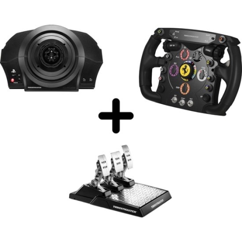 Thrustmaster T300 Racing Wheel Servo Base + F1 Racestuur - Add-On + T-LCM Pedalen - PC - PS4 - PS5