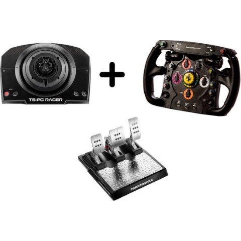 Thrustmaster TS-PC Racer Servo Base + F1 Racestuur - Add-On + T-LCM Pedalen - PC