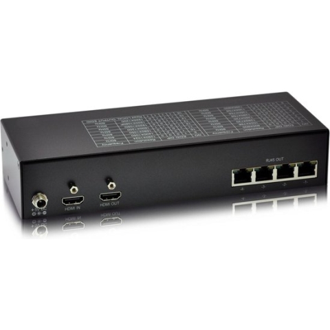 LevelOne Equip HVE-9114T HDMI over Cat.5 Transmitter [4x RJ45, 1x HDMI 3840 x 2160, 340 Mhz, 300m]