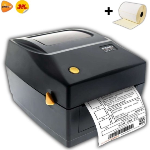 Labelprinter 460B bundel - Thermische USB verzendlabel printer - Verzendetiketten printer PostNL & DHL + 300 verzendetiketten