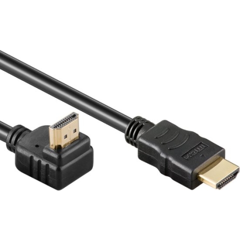HDMI HIGH SPEED KABEL EENZIJDIG HAAKSE l