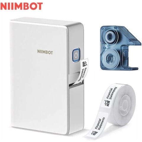 Niimbot - B18 - Labelprinter - Labelmaker - Smart - Bluetooth - Stickers gaan tot 10 jaar mee en zijn bestendig tegen elementen - Print Breedte 15mm - Thermal Transfer - 203dpi - 1200mAh